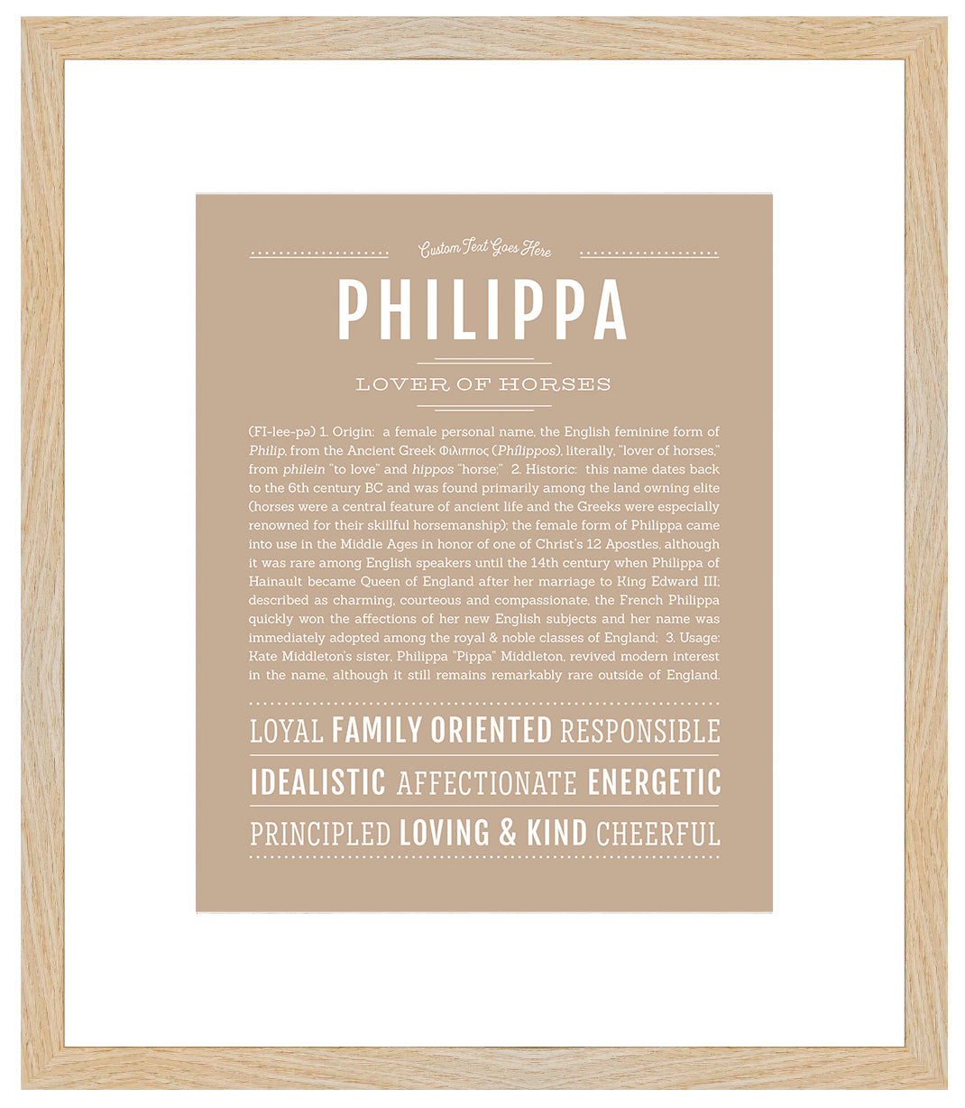 Philippa | Name Art Print