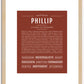 Phillip | Name Art Print