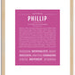 Phillip | Name Art Print