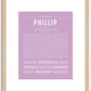 Phillip | Name Art Print