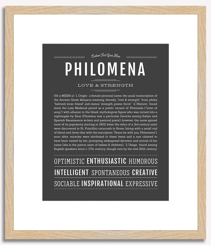 Philomena | Name Art Print