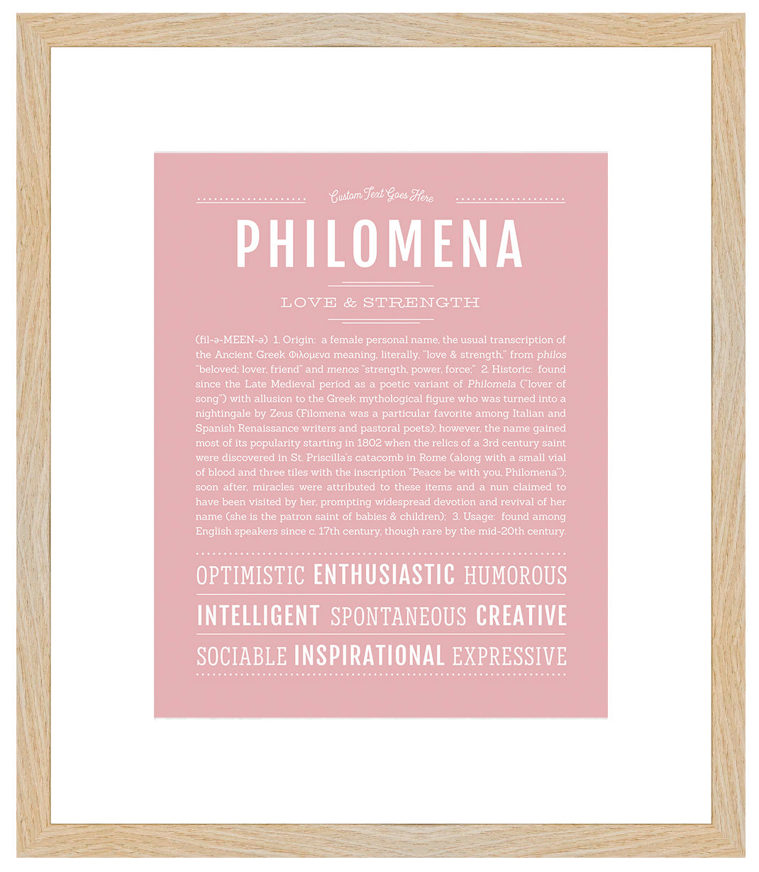 Philomena | Name Art Print