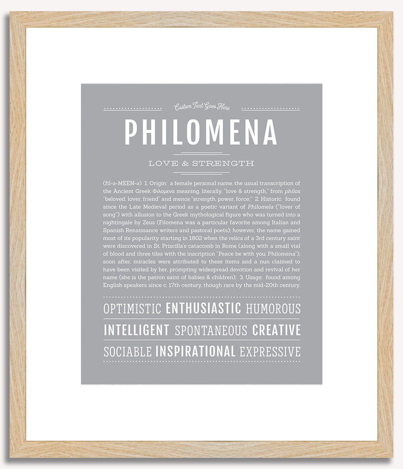 Philomena | Name Art Print