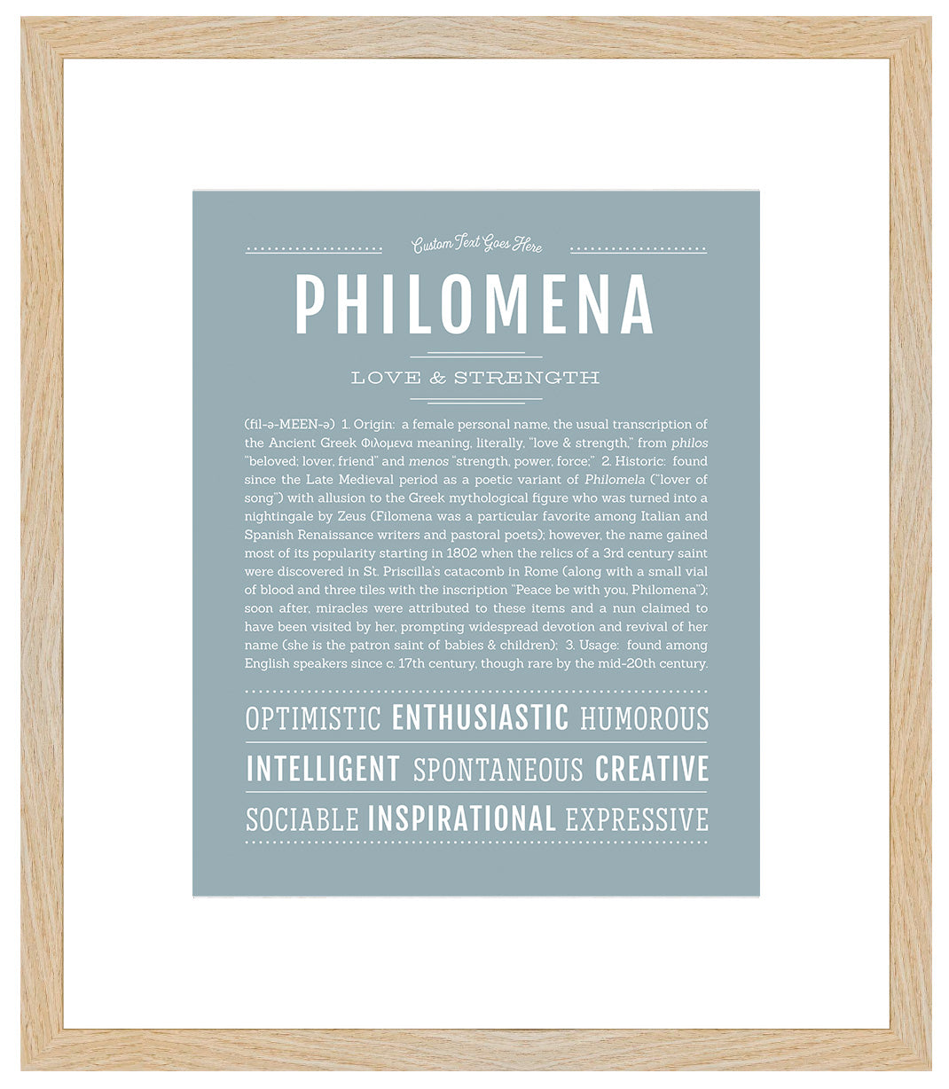 Philomena | Name Art Print