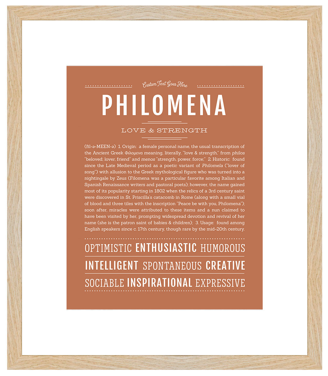 Philomena | Name Art Print