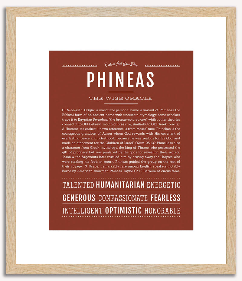 Phineas | Name Art Print