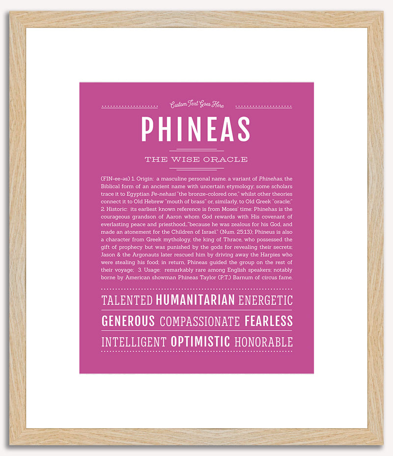 Phineas | Name Art Print