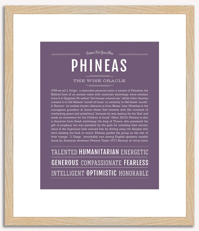 Phineas | Name Art Print