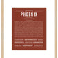 Phoenix (female) | Name Art Print