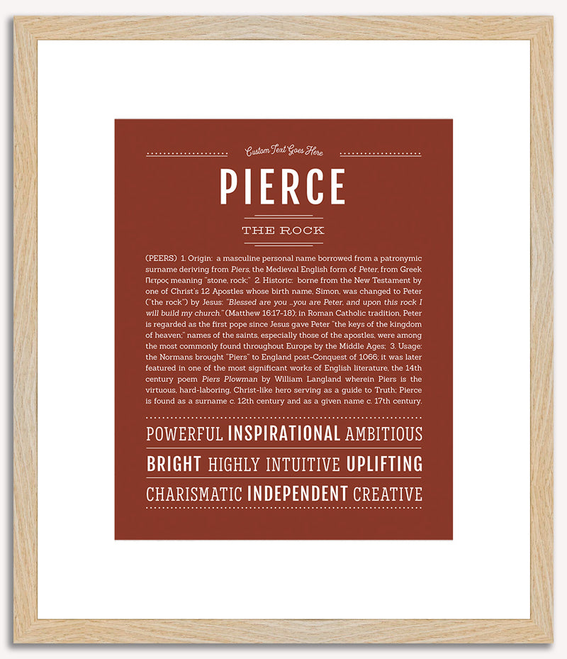 Pierce | Name Art Print