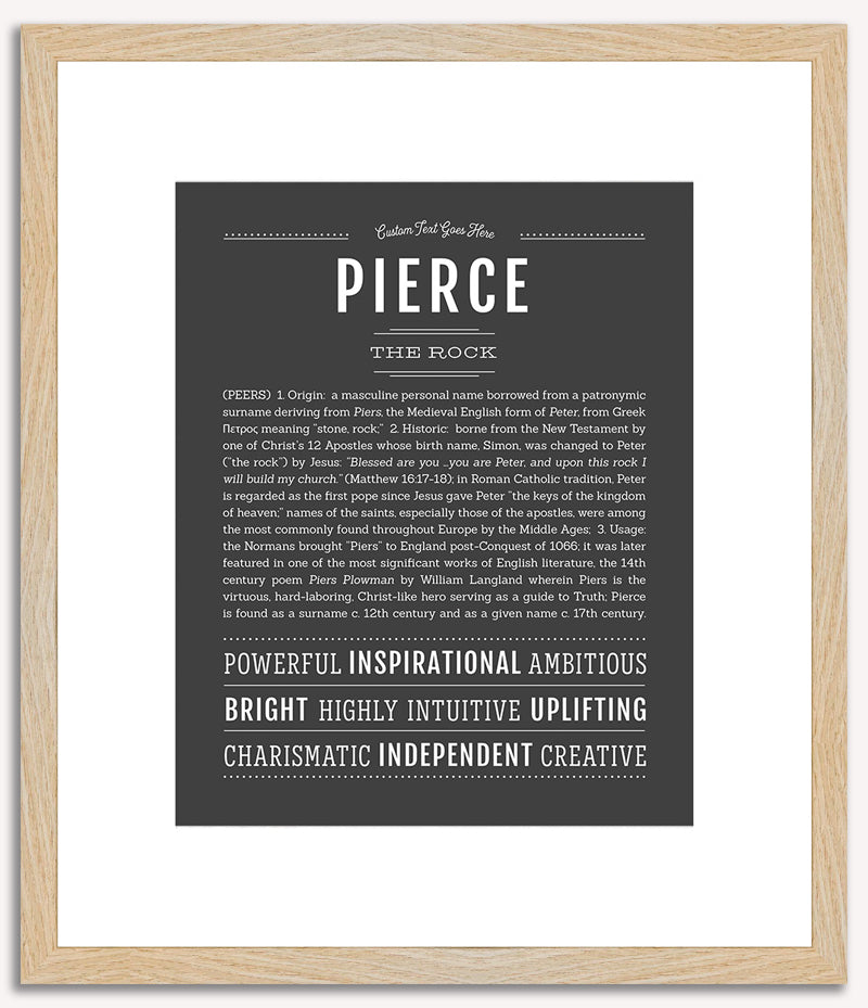 Pierce | Name Art Print