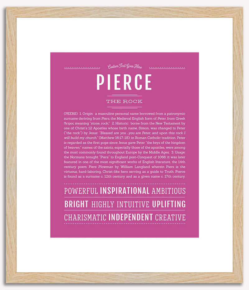 Pierce | Name Art Print