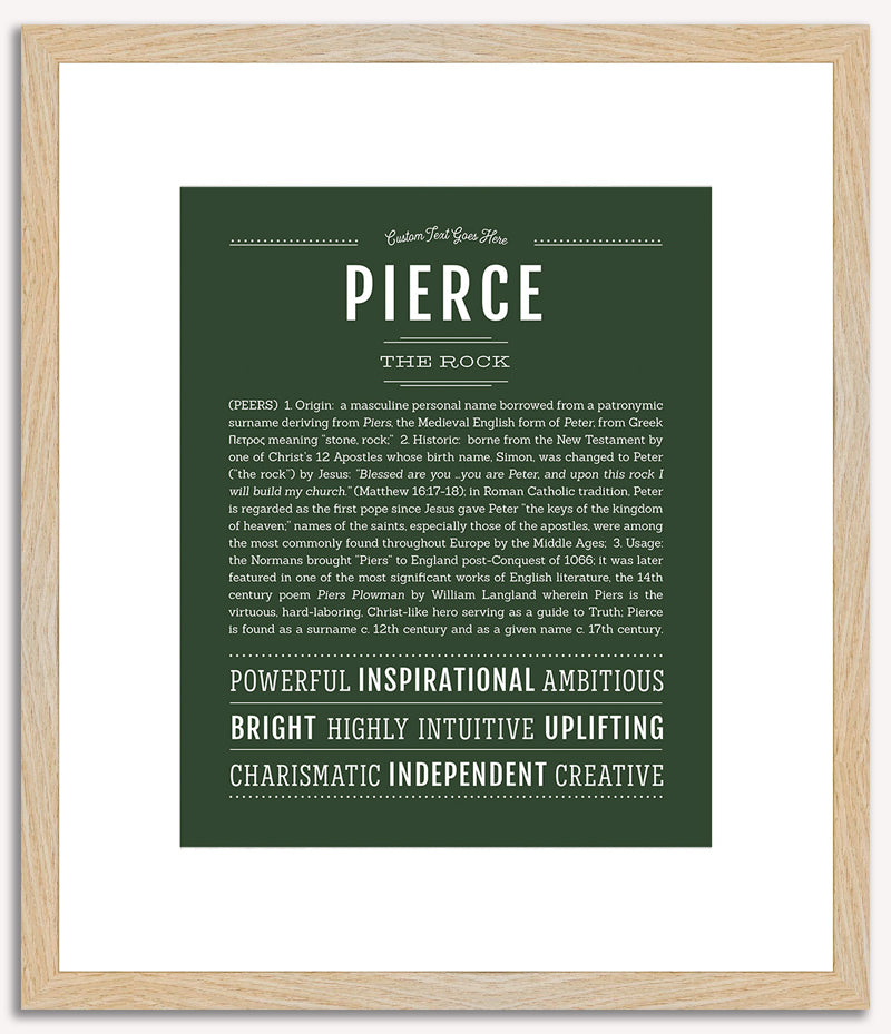 Pierce | Name Art Print