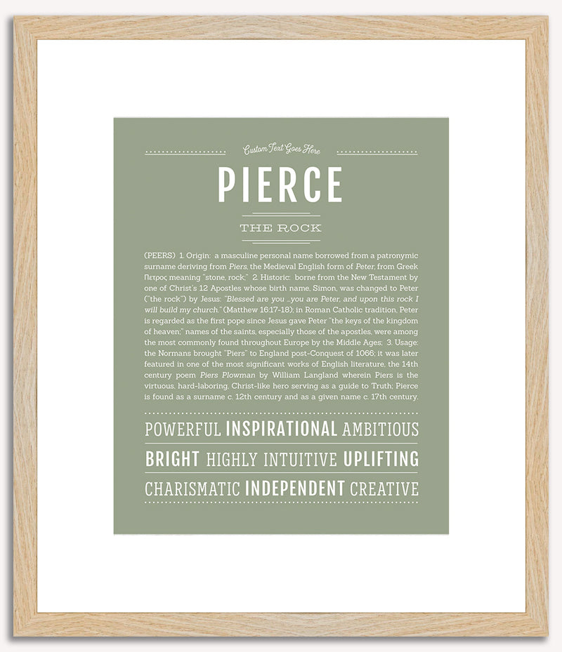 Pierce | Name Art Print