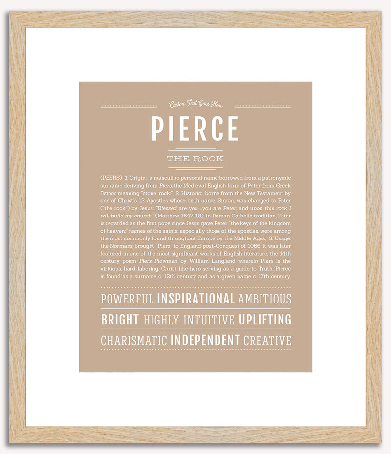 Pierce | Name Art Print