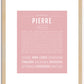 Pierre | Name Art Print