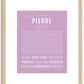 Pierre | Name Art Print