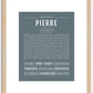 Pierre | Name Art Print