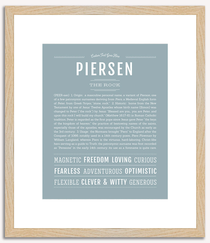 Piersen | Name Art Print