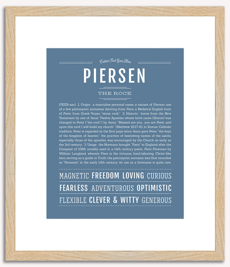 Piersen | Name Art Print