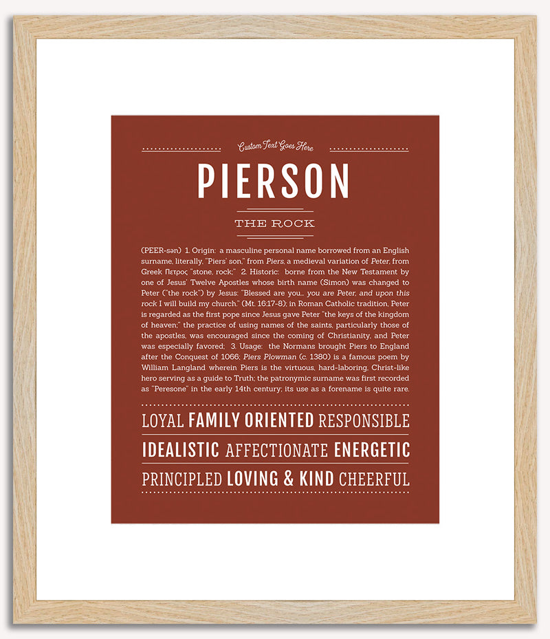 Pierson | Name Art Print