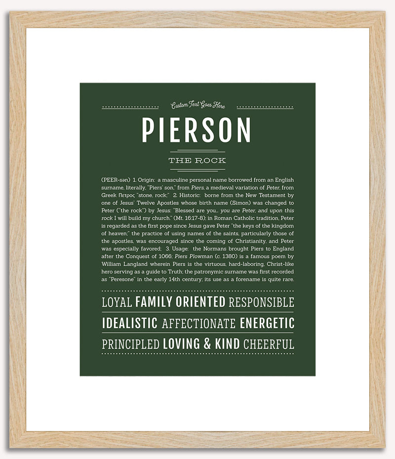 Pierson | Name Art Print