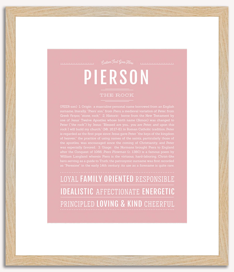 Pierson | Name Art Print