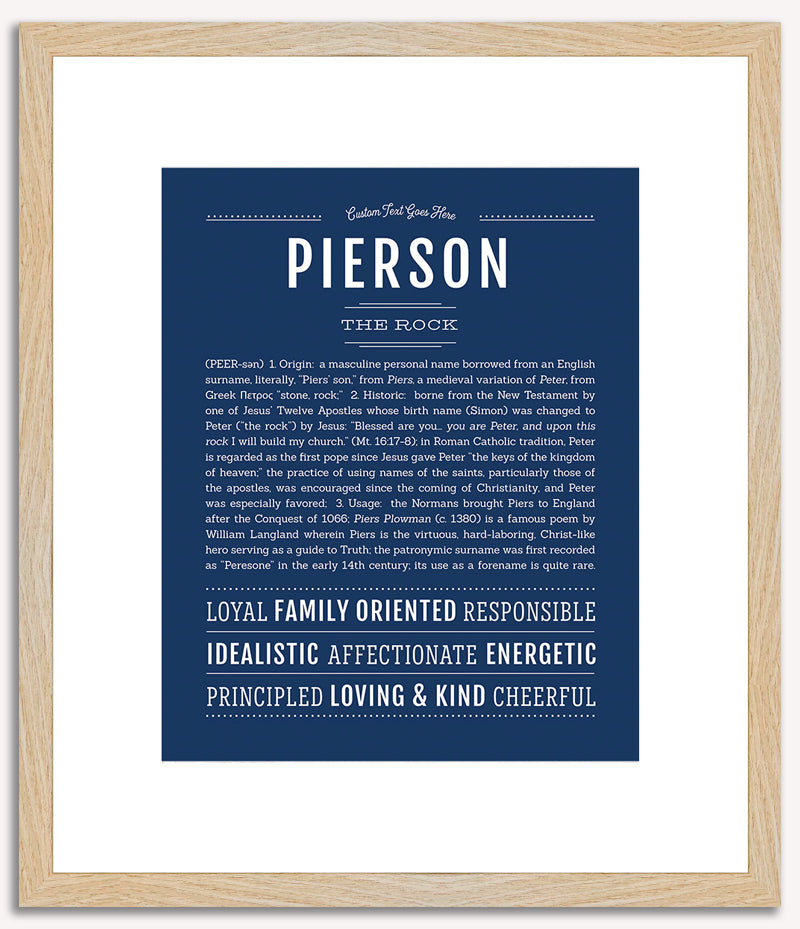 Pierson | Name Art Print