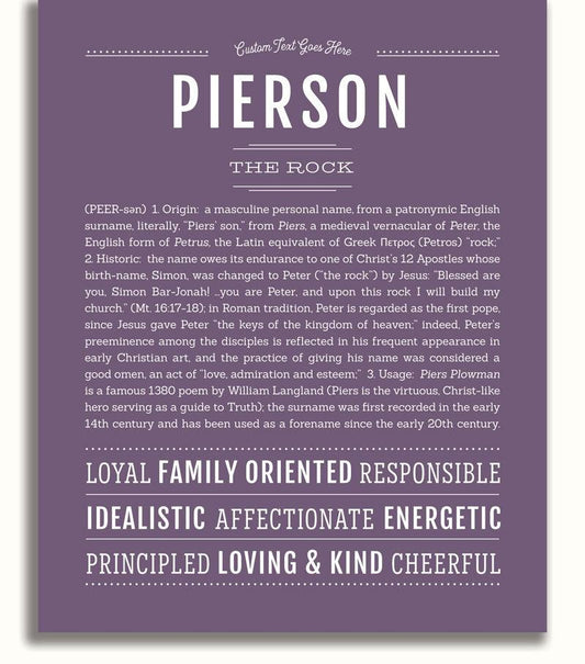 Frame Options | Deep Purple | No Frame