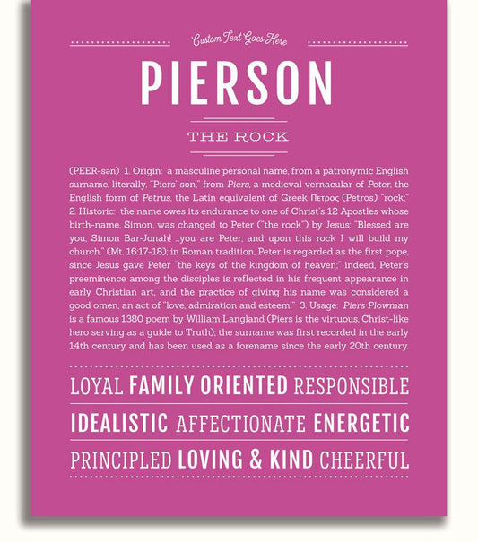Frame Options | Dark Pink | No Frame