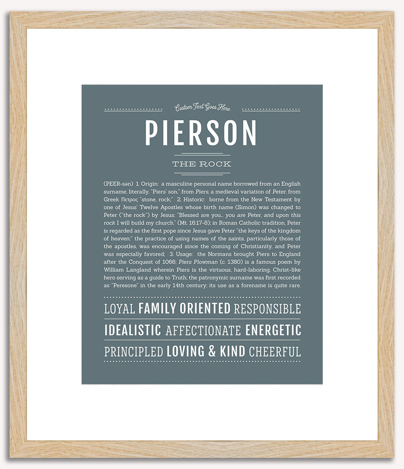 Pierson | Name Art Print