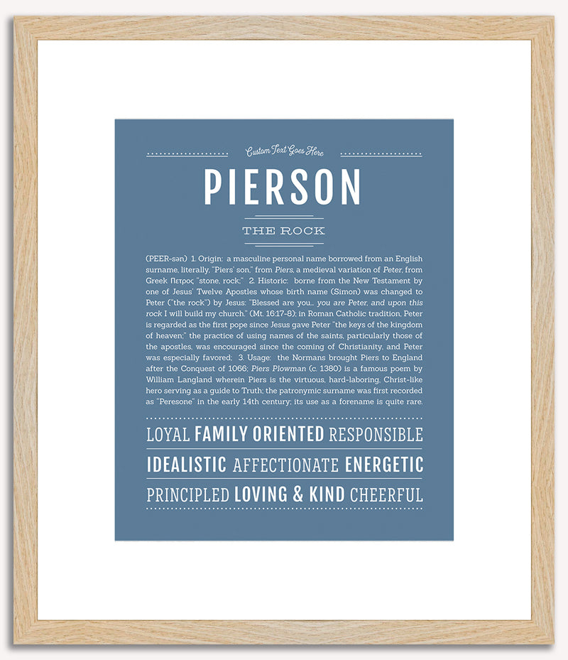 Pierson | Name Art Print