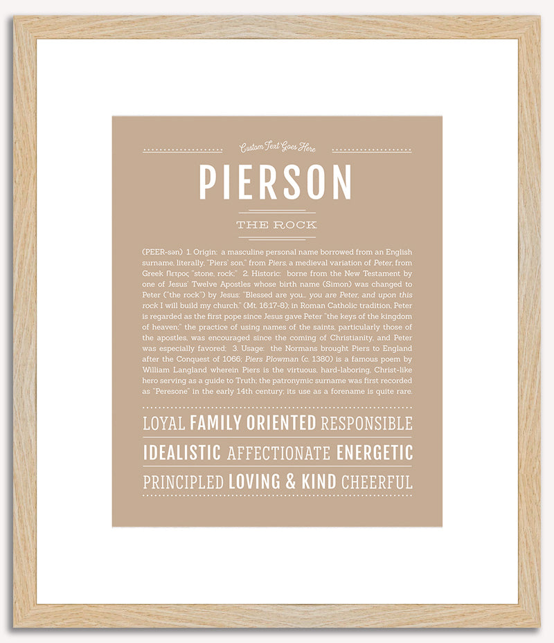 Pierson | Name Art Print