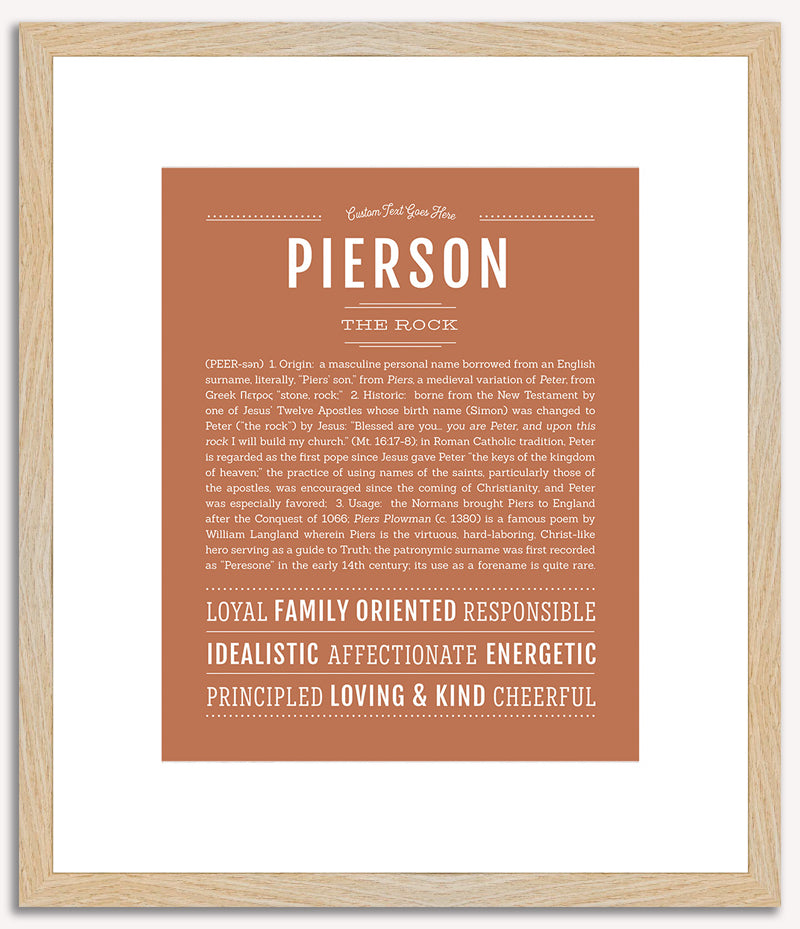 Pierson | Name Art Print