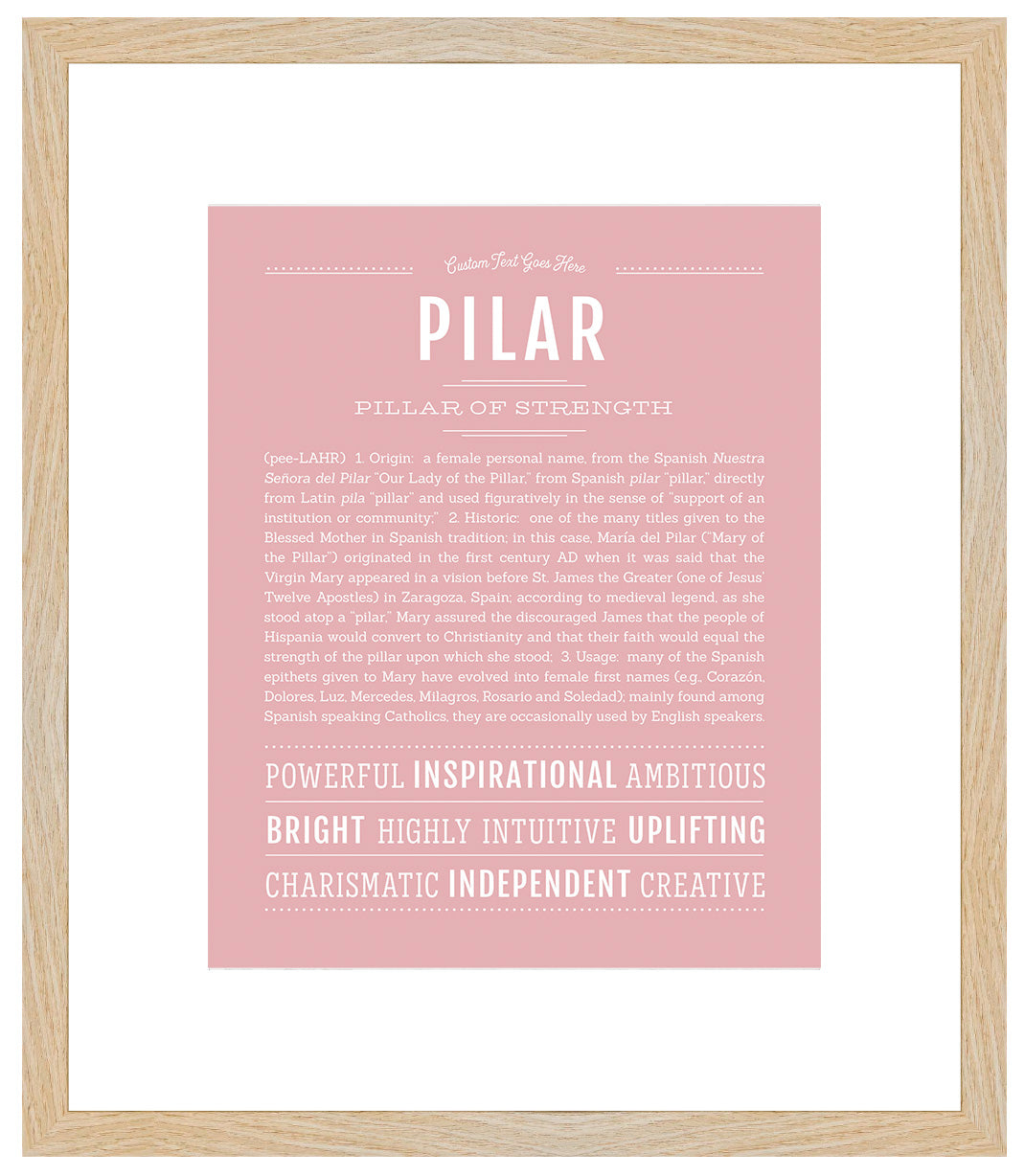 Pilar | Name Art Print