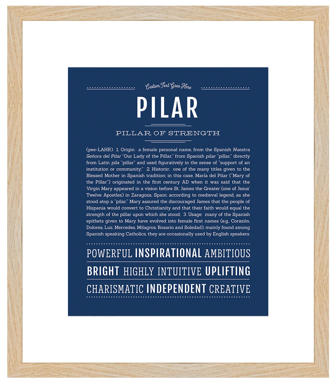 Pilar | Name Art Print