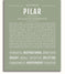Pilar | Name Art Print – Name Stories
