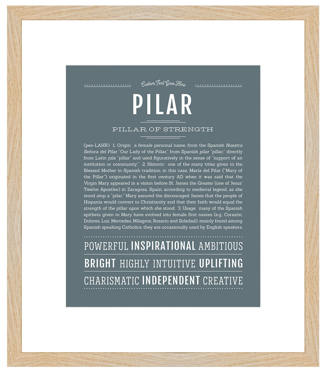 Pilar | Name Art Print