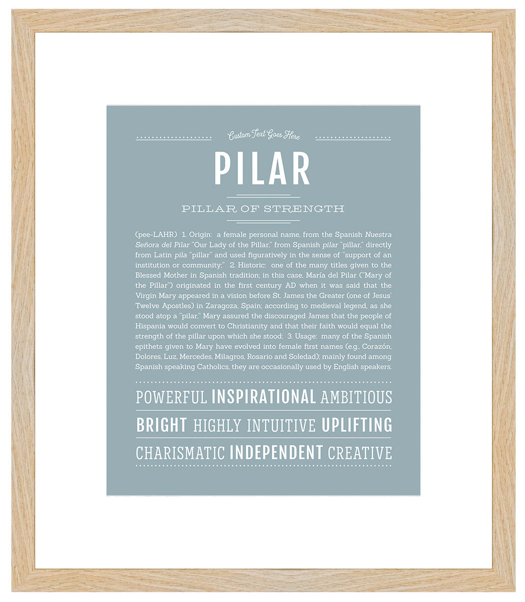 Pilar | Name Art Print