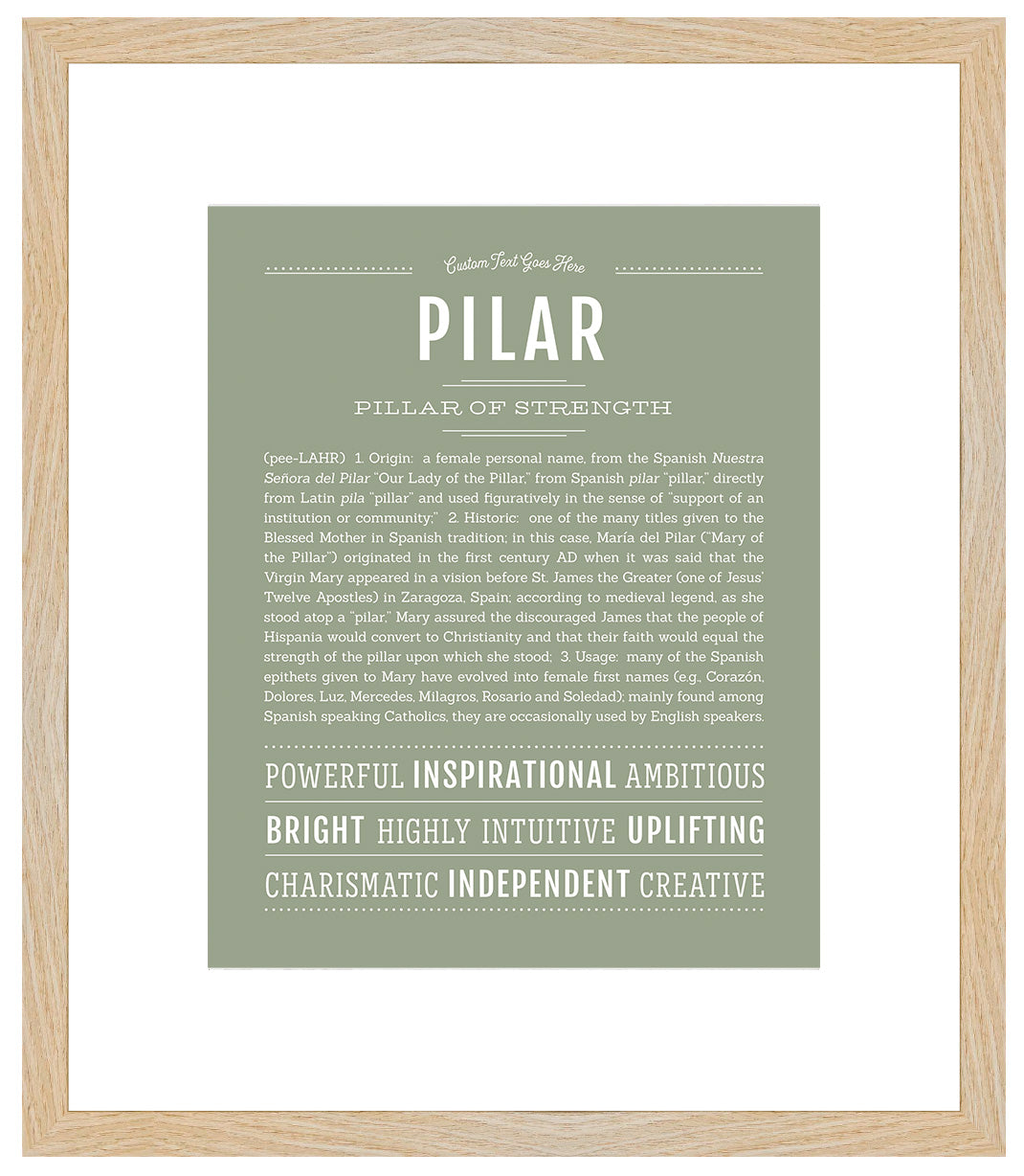 Pilar | Name Art Print