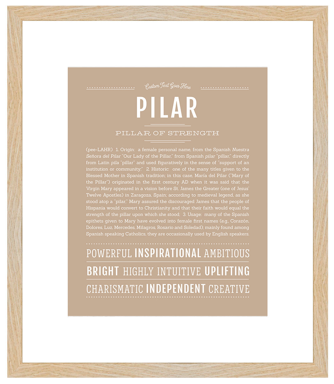 Pilar | Name Art Print