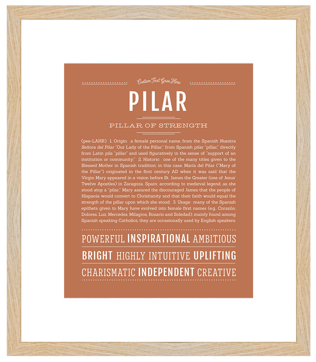 Pilar | Name Art Print