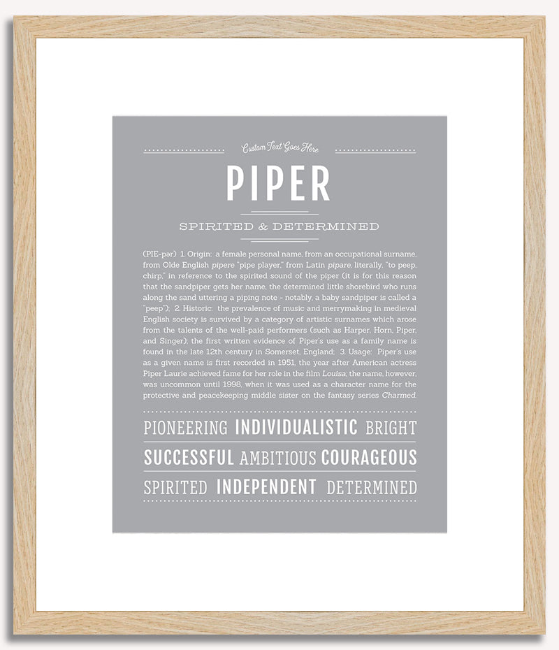 Piper | Name Art Print