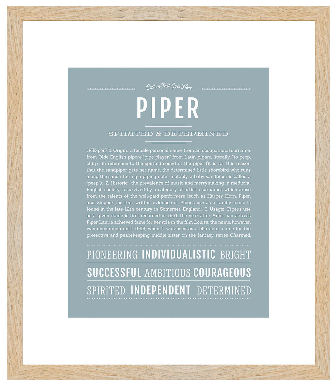 Piper | Name Art Print