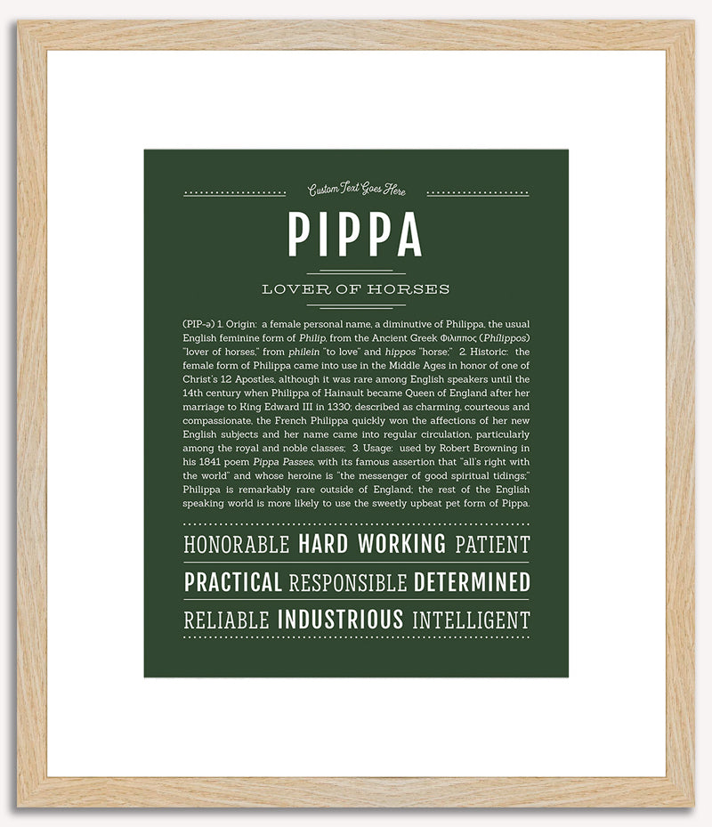 Pippa | Name Art Print