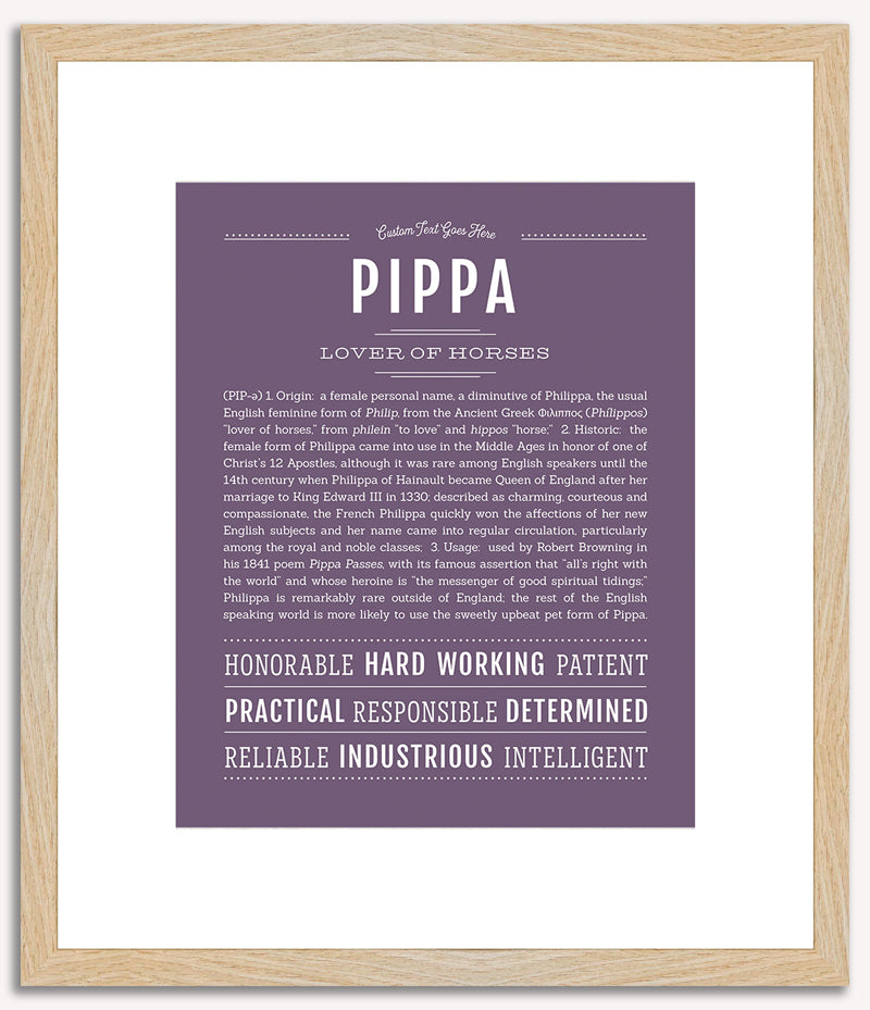 Pippa | Name Art Print