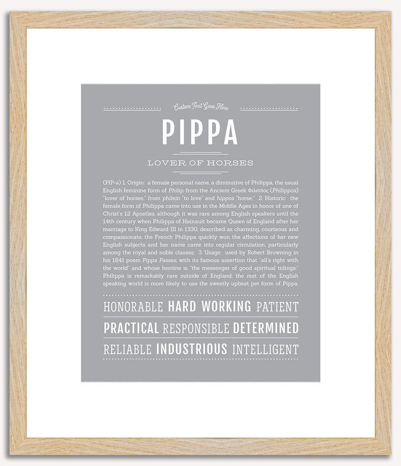 Pippa | Name Art Print