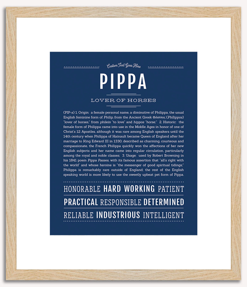 Pippa | Name Art Print