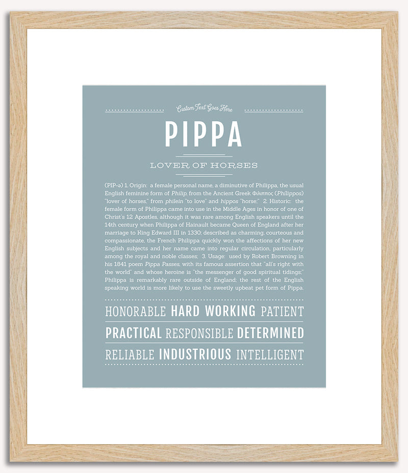 Pippa | Name Art Print