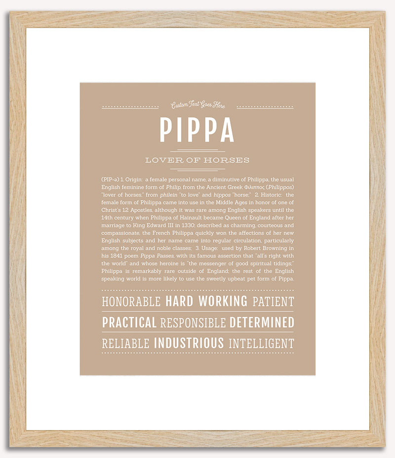 Pippa | Name Art Print